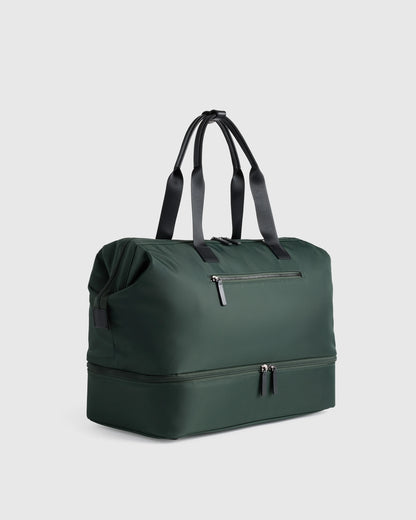 Voyage Nylon Dual Compartment Weekender - One Size / Black
