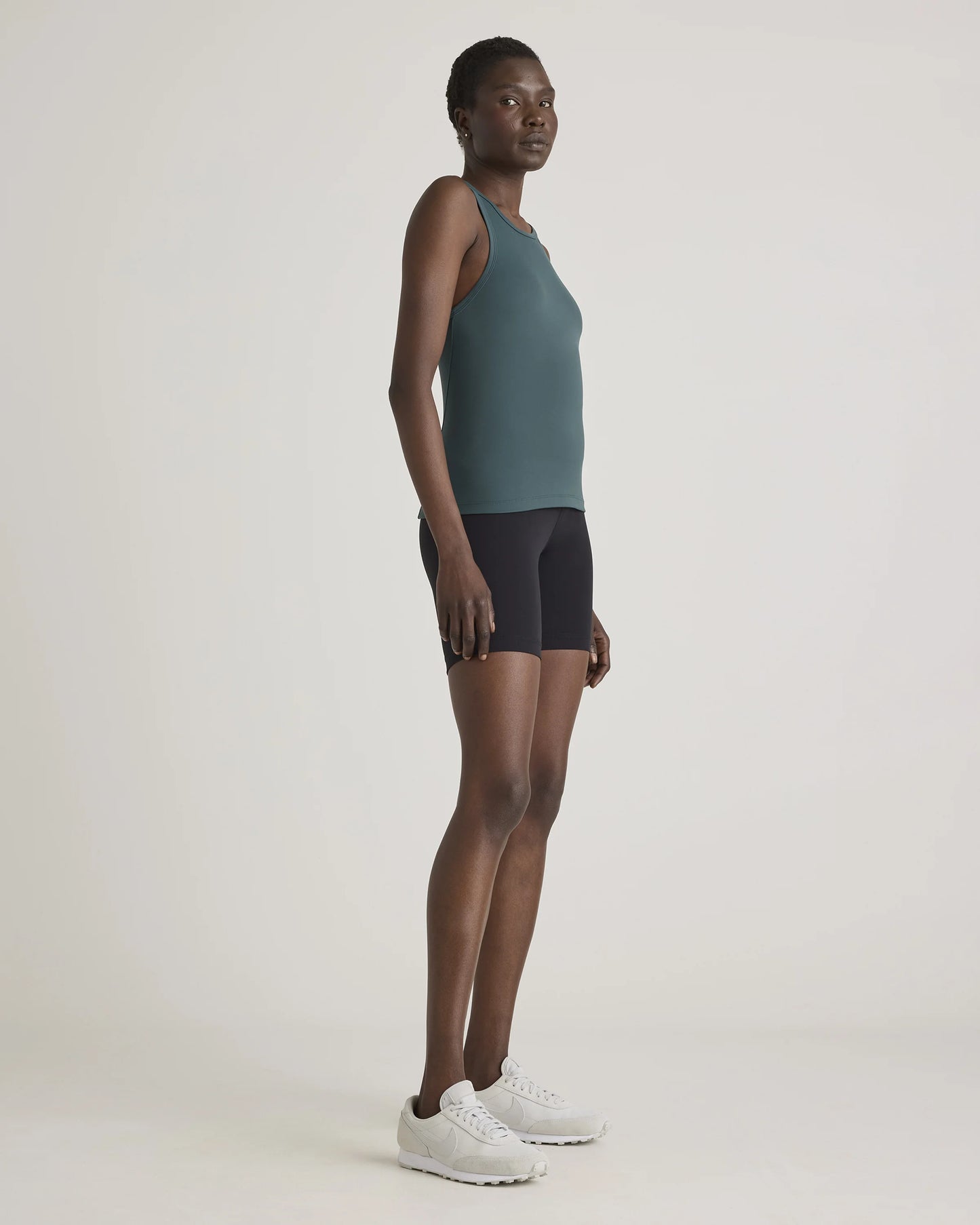 Ultra-Form Waist-Length Racerback Tank - XS / Forest Green