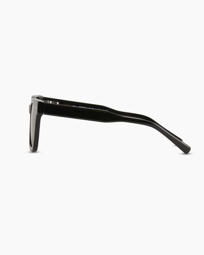 Riley Polarized Acetate Sunglasses - One Size / White Tortoise with Grey Lens