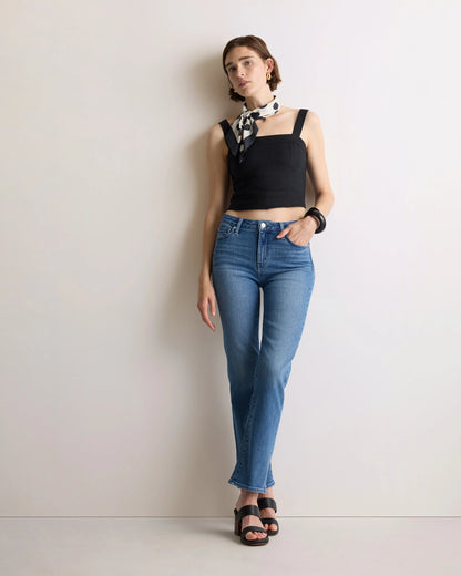 Bella Stretch Straight Jeans - 24 / Midnight Blue