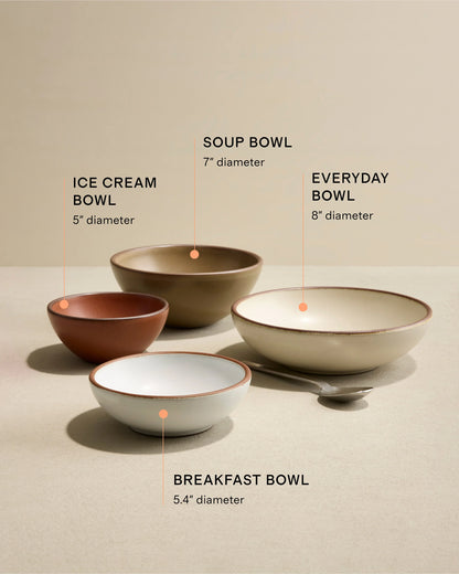 Soup Bowl (Set of 4) by East Fork - One Size / Heron