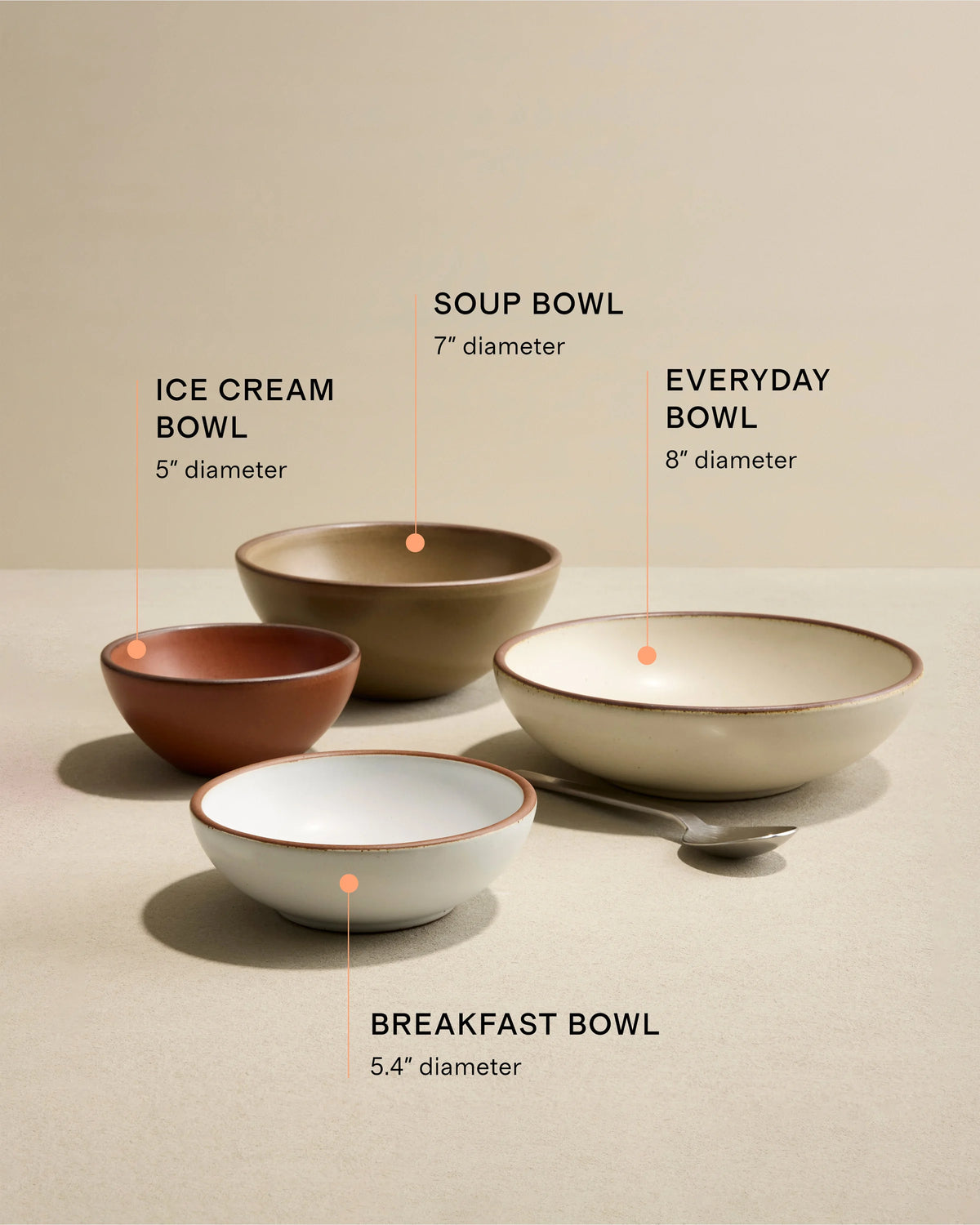 Everyday Bowl (Set of 4) by East Fork - One Size / Heron