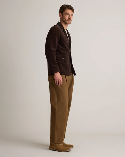 Organic Stretch Corduroy Chore Jacket - S / Seaweed