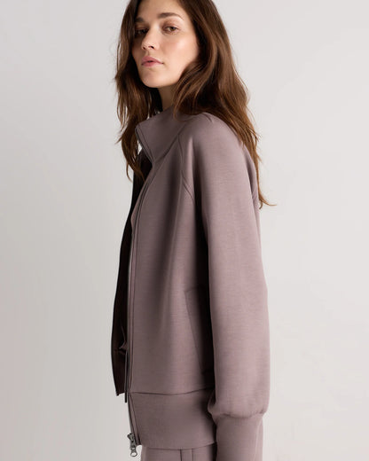 CloudComfort Full-Zip Sweatshirt - XS / Dark Taupe