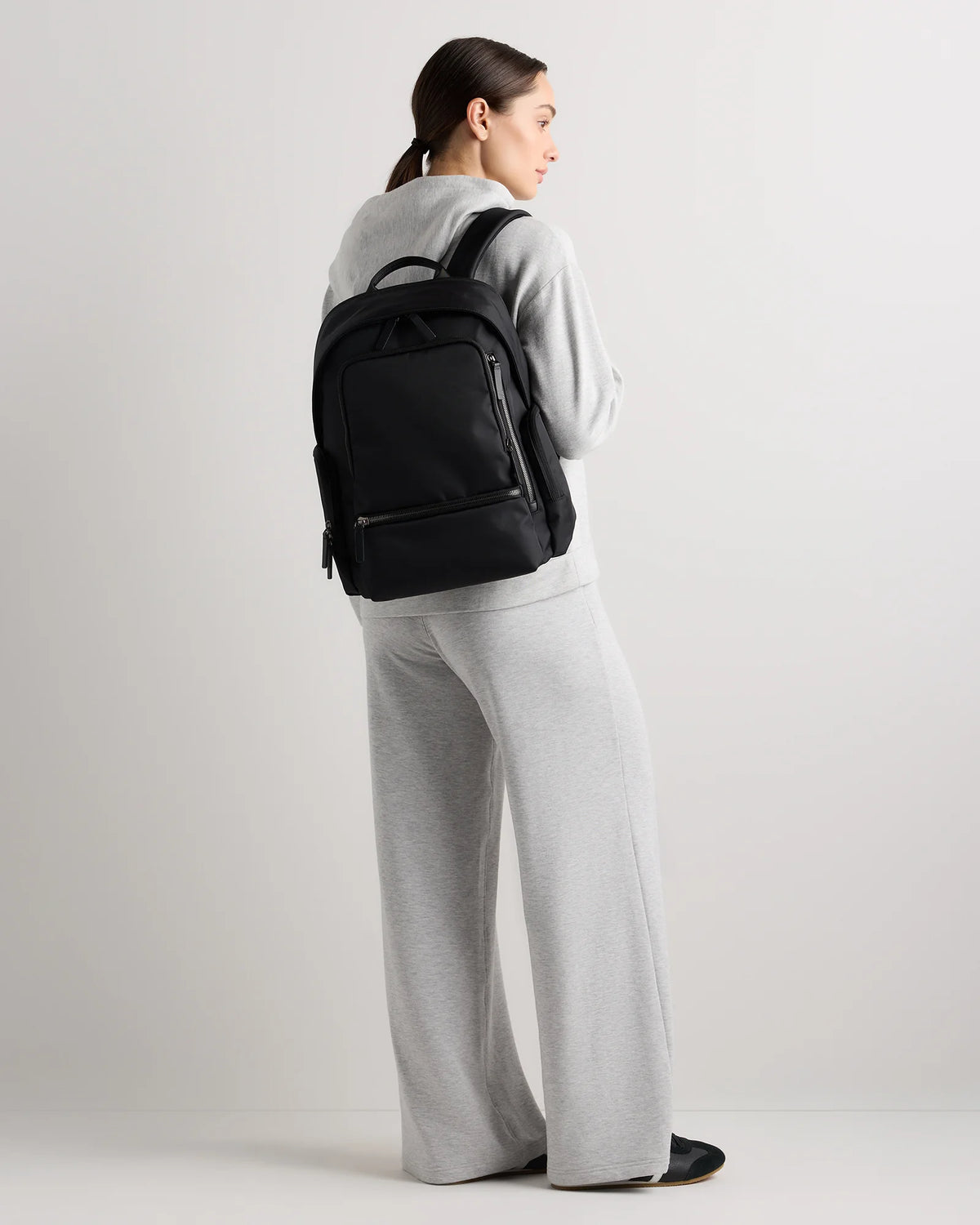 Voyage Nylon Commuter Backpack - One Size / Black