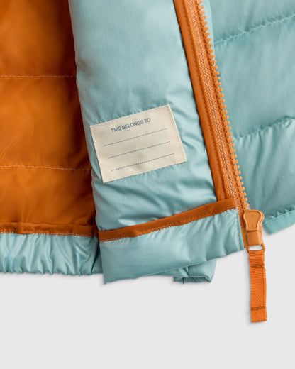 Lightweight Down Hooded Puffer Jacket - 6 / Blue Moon