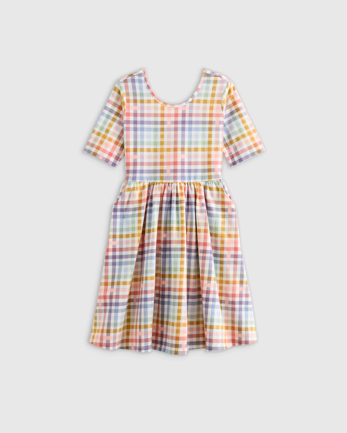Organic Cotton Skater Dress - 6 / Sweet Cherries
