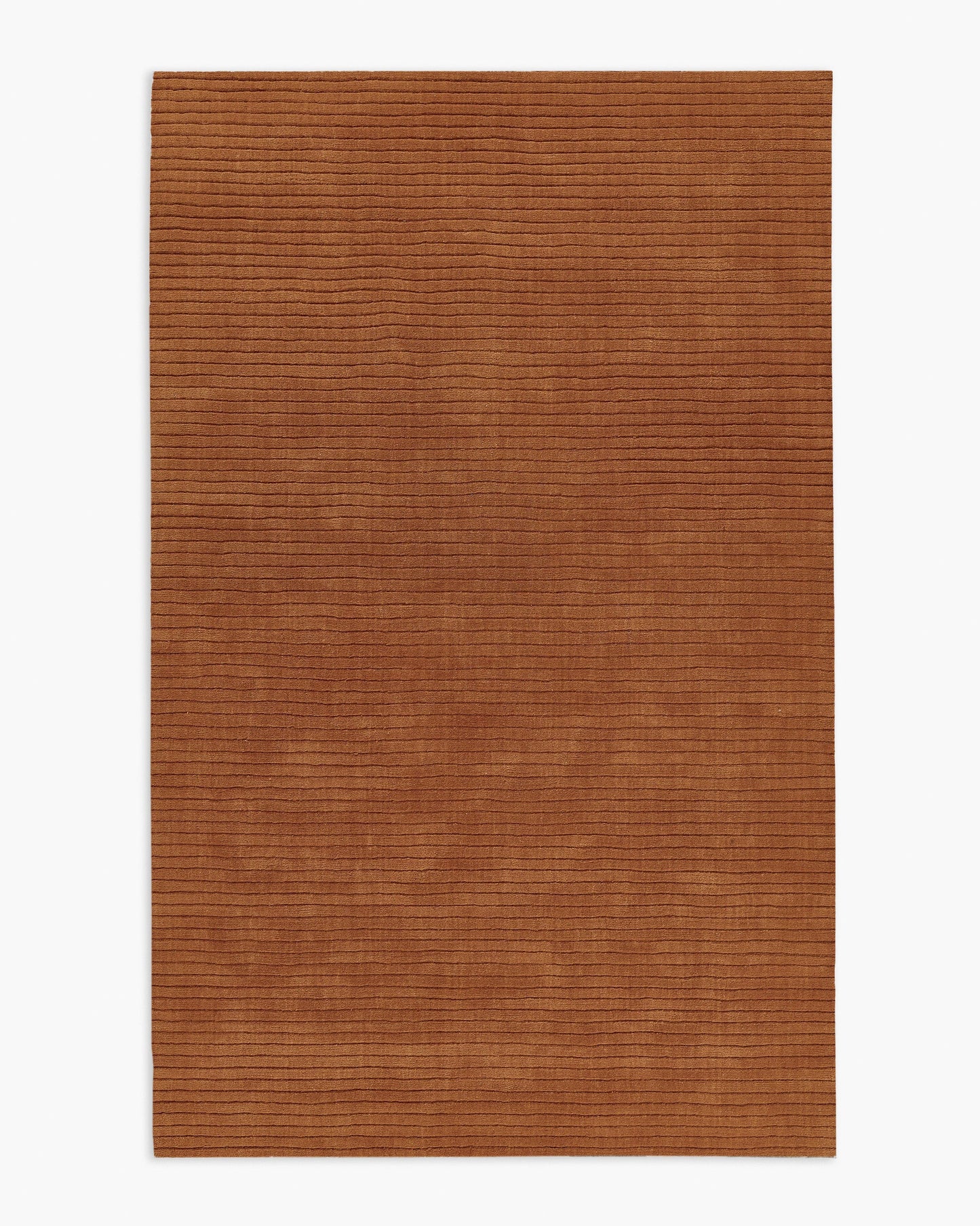 Remington Hand-Loomed Wool Rug - 2' x 4' / Rust