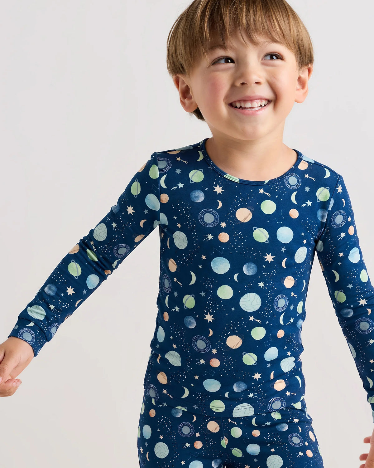 Bamboo Long Sleeve and Pant Pajama Set - 2T / Wildflower Dreams