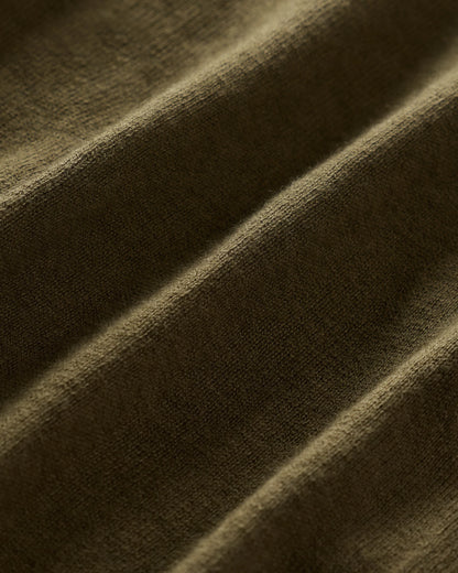 Lightweight Cotton Cashmere Cardigan - XS / Heather Oatmeal