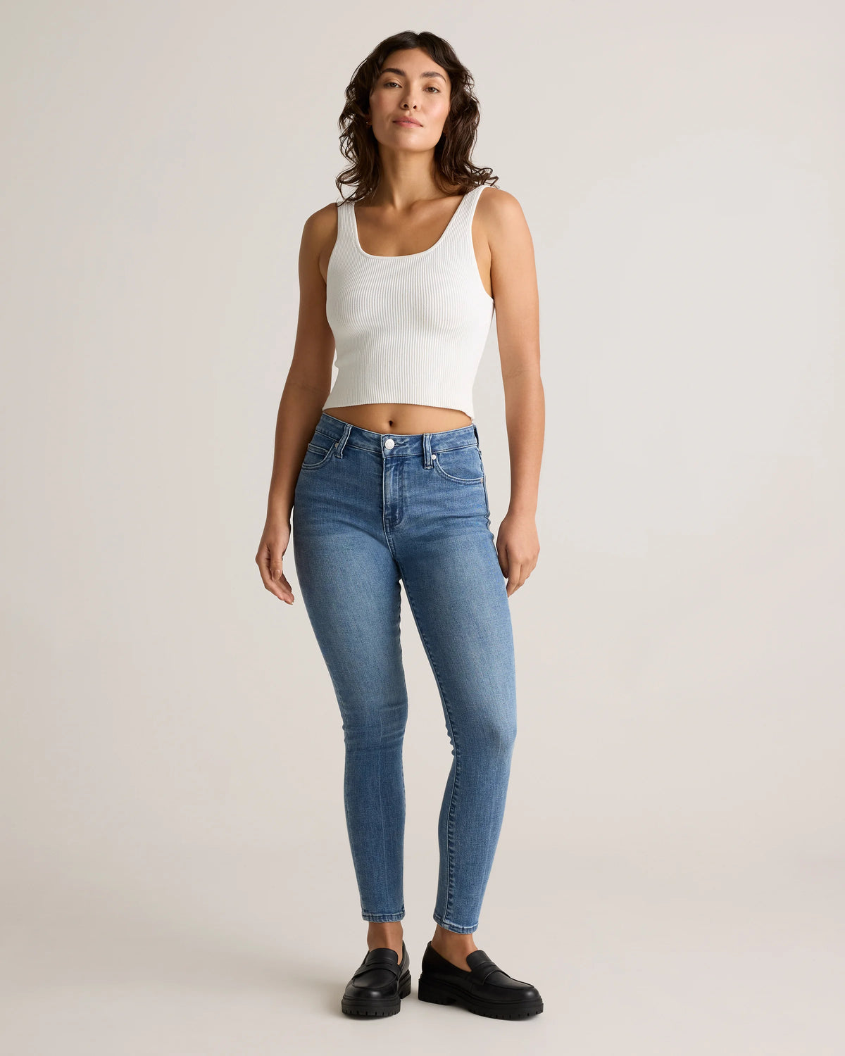 Bella Stretch Skinny Jeans - 24 / Seaside Blue