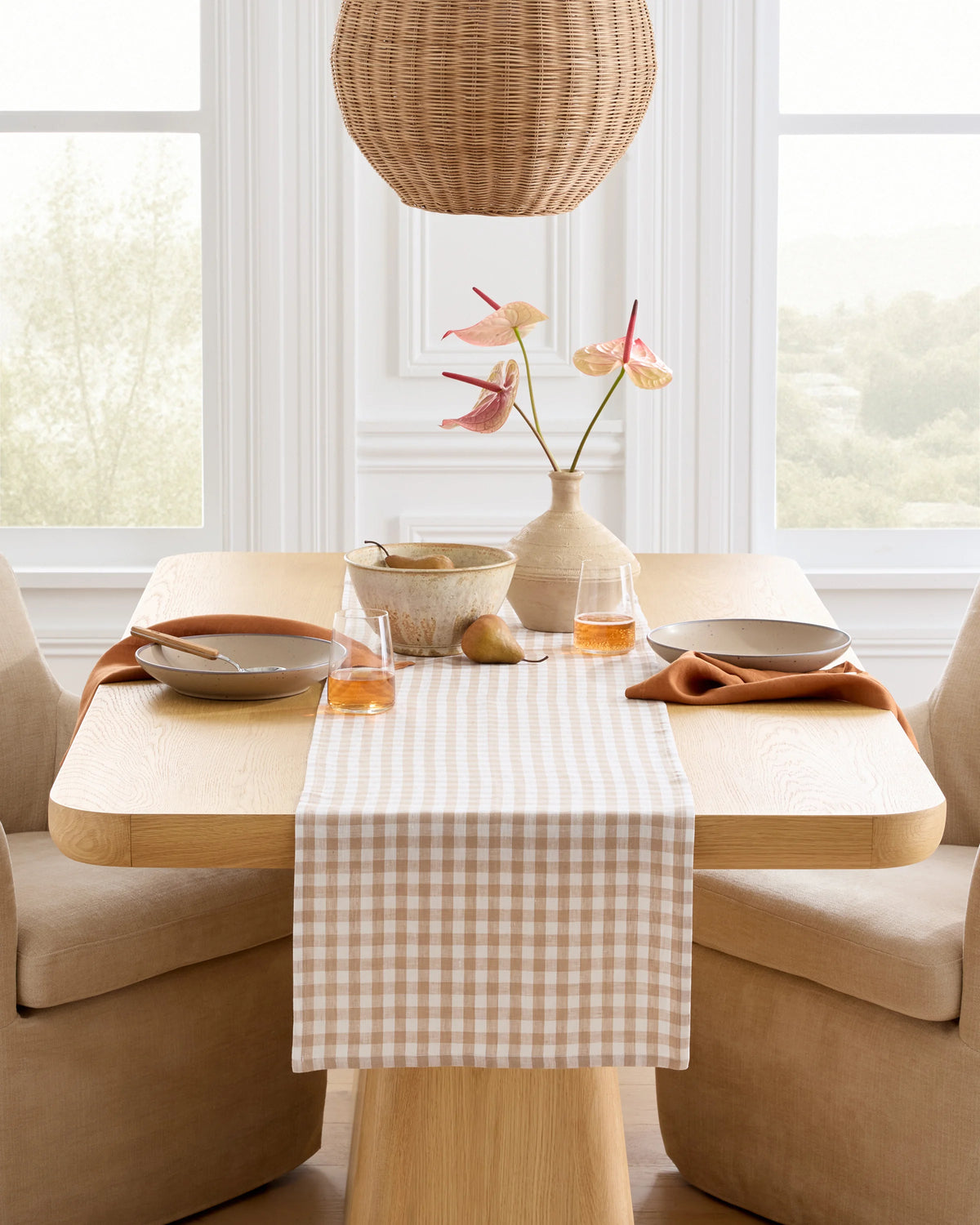 European Linen Table Runner - One Size / Mint