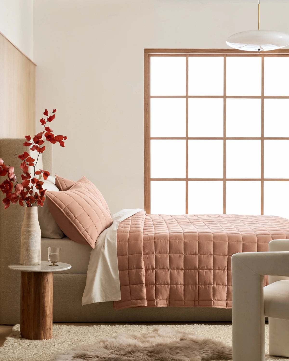 Bamboo Box Quilt Set - Twin / Sage