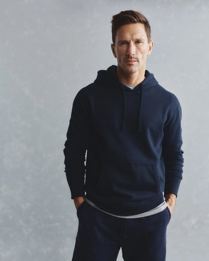 Organic Midweight French Terry Pullover Hoodie - S / Light Heather Grey