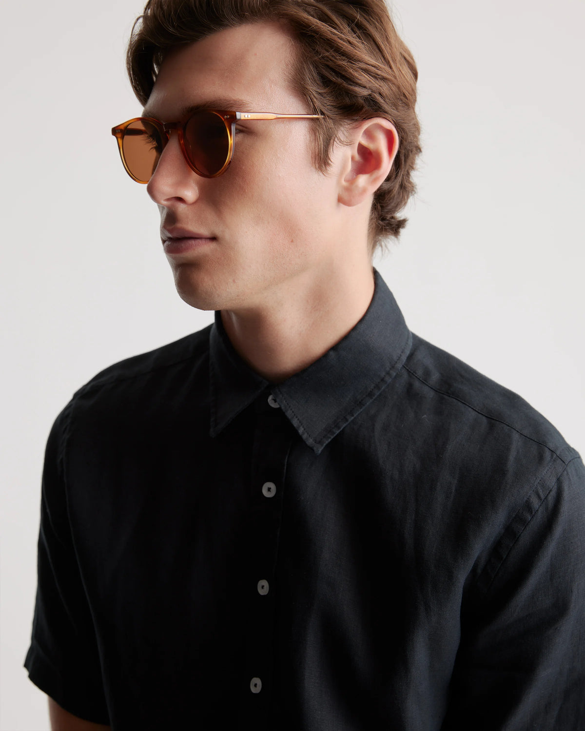 Noah Polarized Acetate Sunglasses - Standard / Tortoise with Brown lens