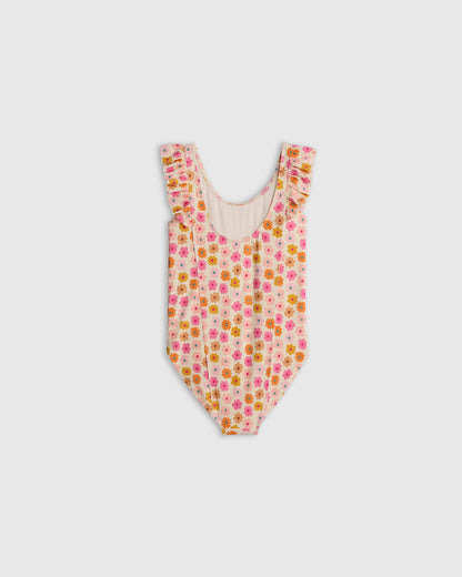 Ruffle One Piece Swimsuit - 2T / Soft Ditsy Floral