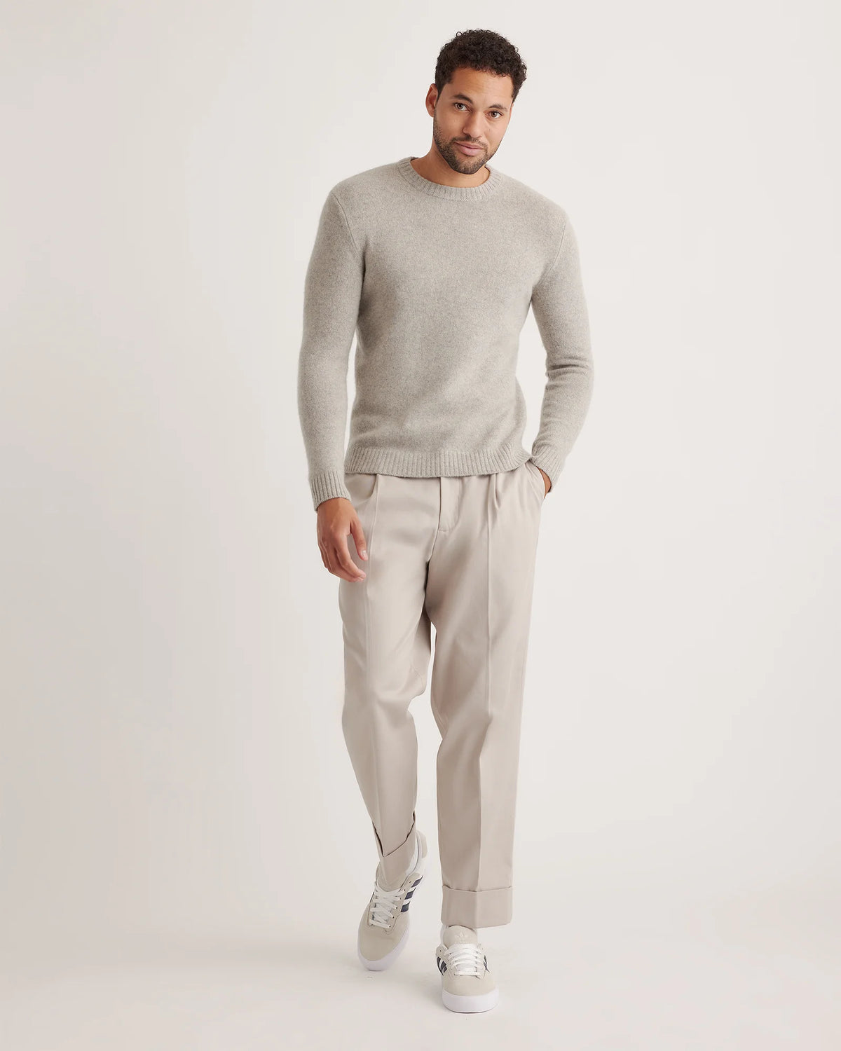 100% Yak Wool Crewneck Sweater - XS / Starry Night Navy