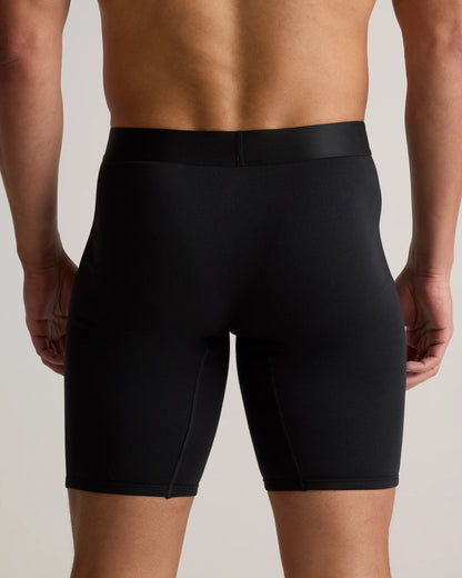 Organic Cotton 8'' Boxer Brief (3-pack) - S / Black