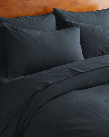 Organic Brushed Cotton Sham Set - Standard / Toffee