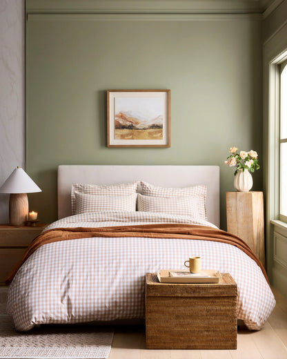 Organic Crisp Percale Deluxe Bedding Bundle - Twin / White