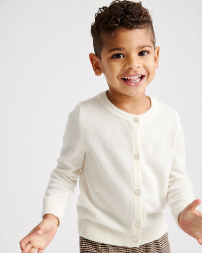 Washable Cashmere Cardigan - 2T / True Navy