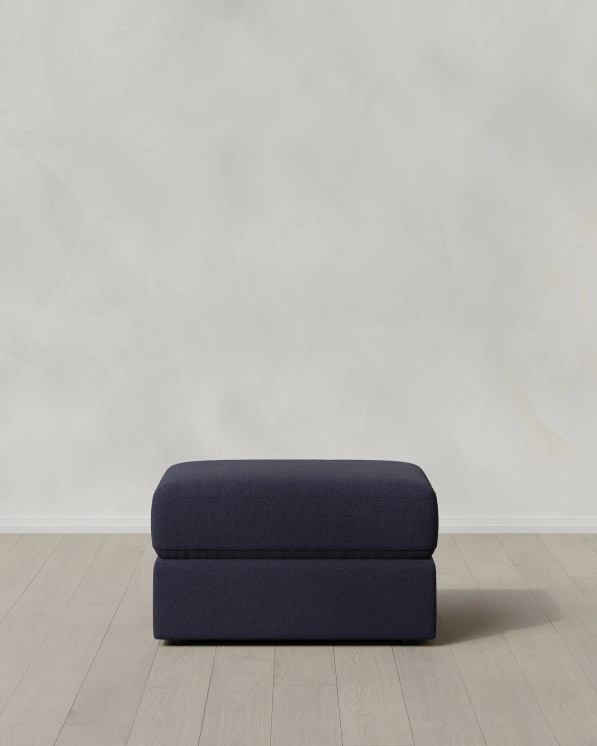 Ashford Deep Seat Ottoman in Performance Basketweave - One Size / Navy