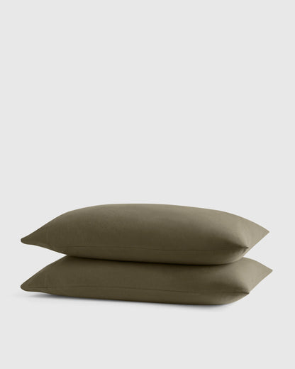 Organic Jersey Pillowcase Set - Standard / Light Blue