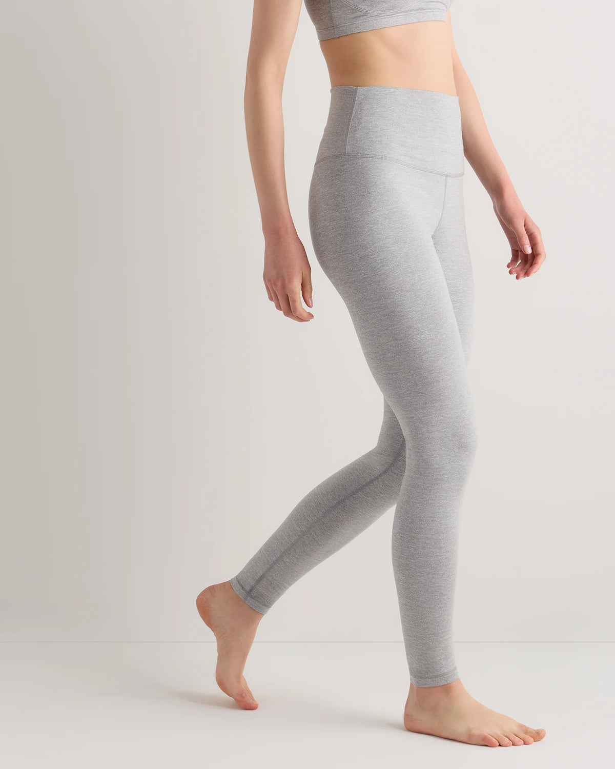 Ultra-Soft High-Rise Legging - XS / Heather Oatmeal