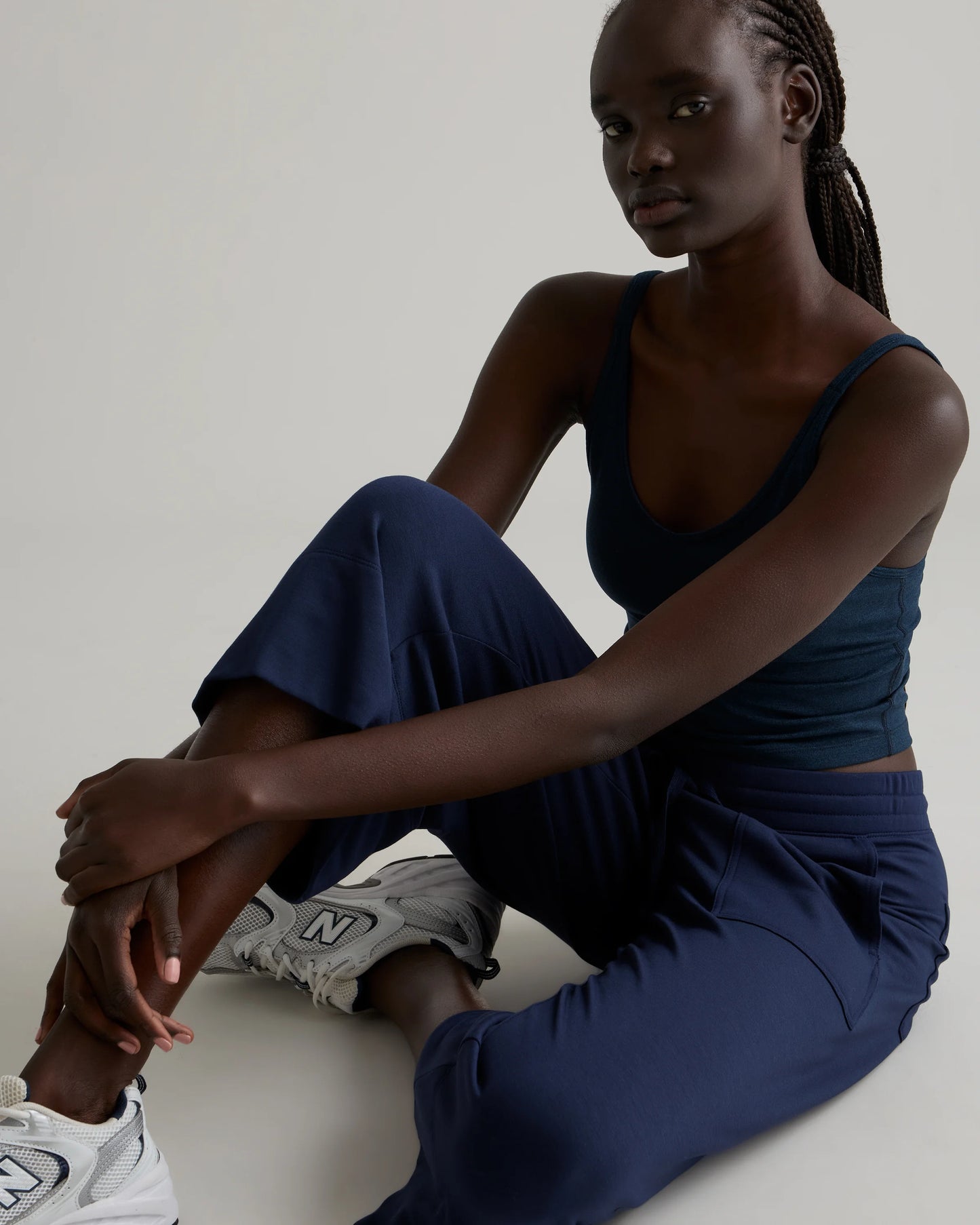 SuperSoft Fleece Cropped Wide Leg Pants - XS / Dried Fig