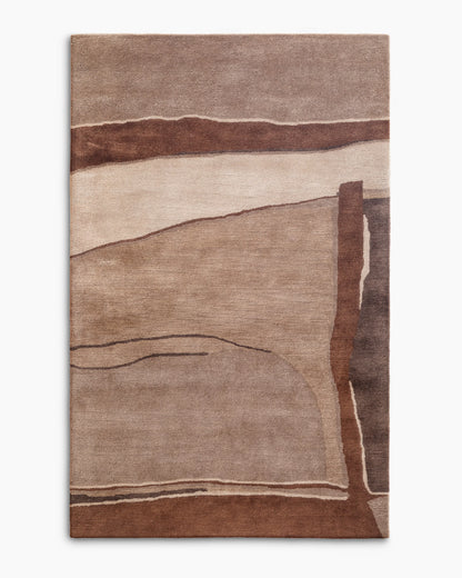 Velzy Wool Rug - 3' x 5' / Blue