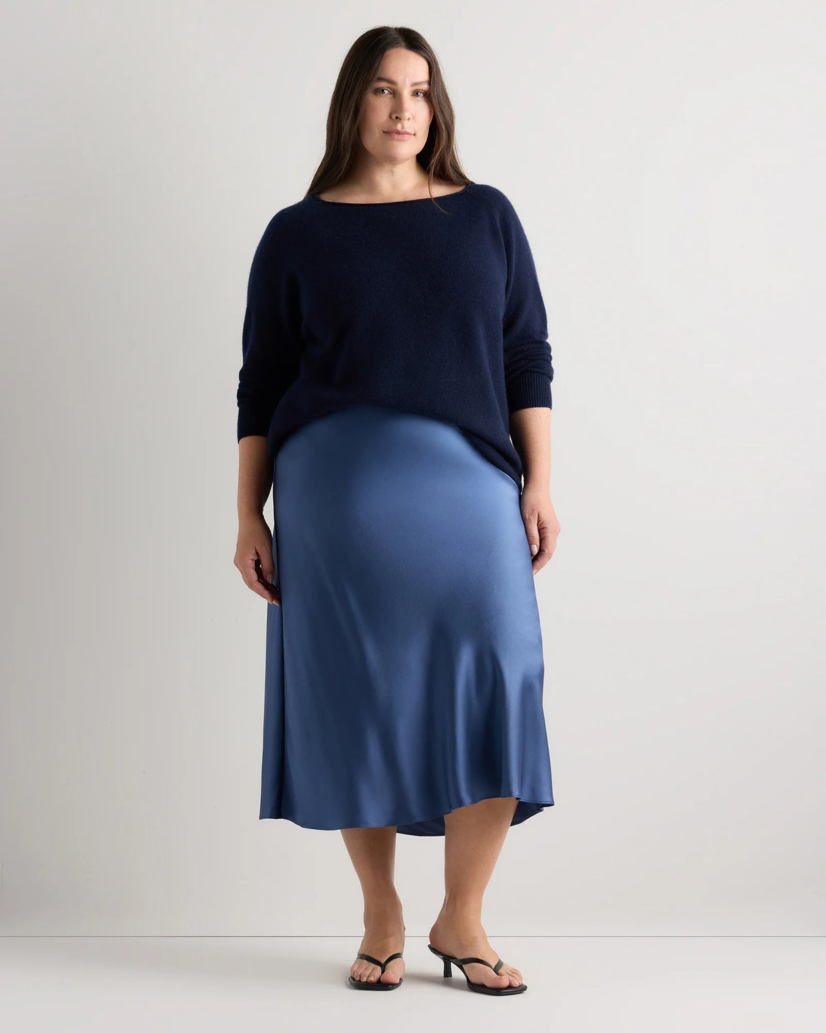 100% Washable Silk Skirt - 1X / Wine Tasting Red