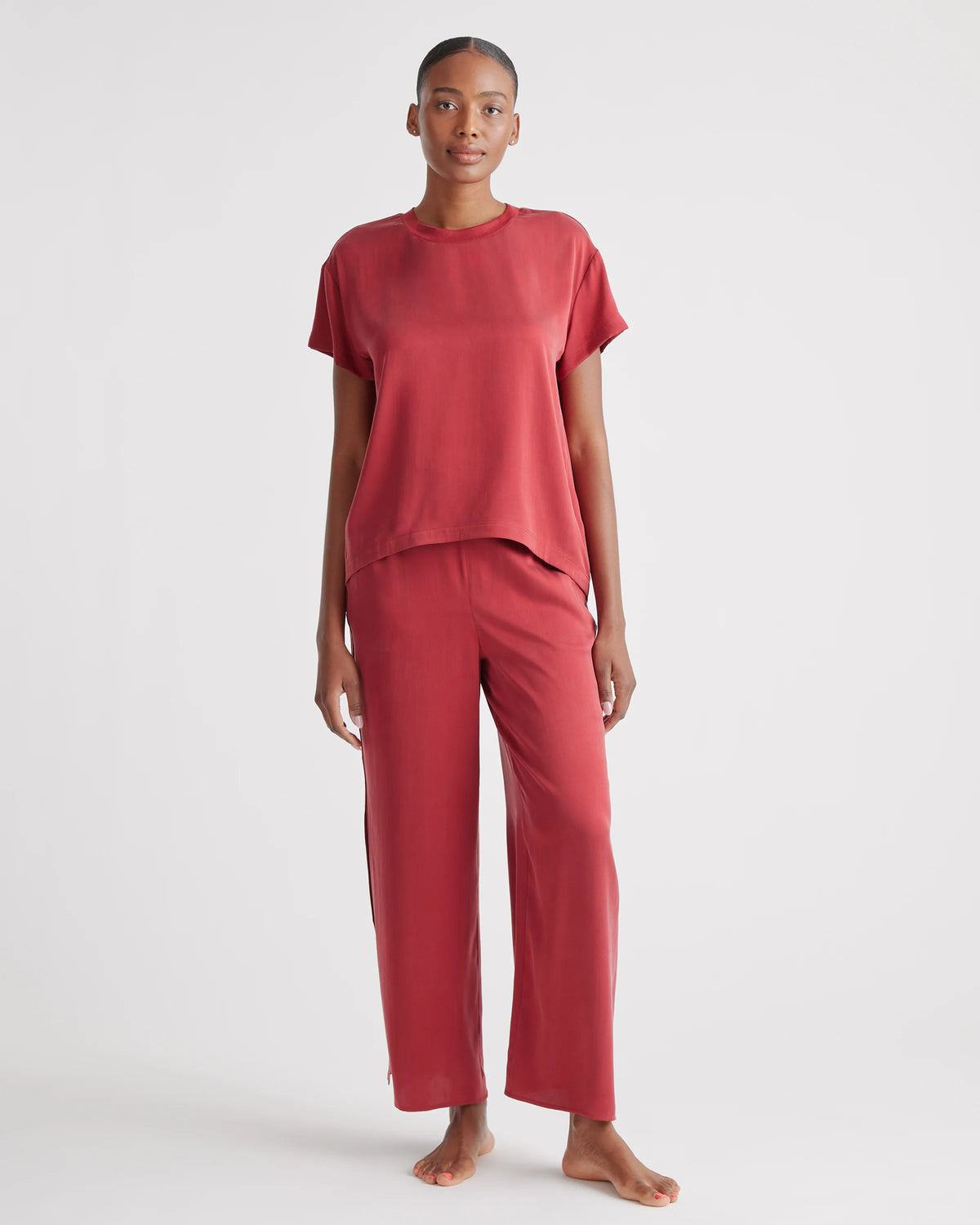 100% Washable Silk Pajama Pants - XS / Indigo