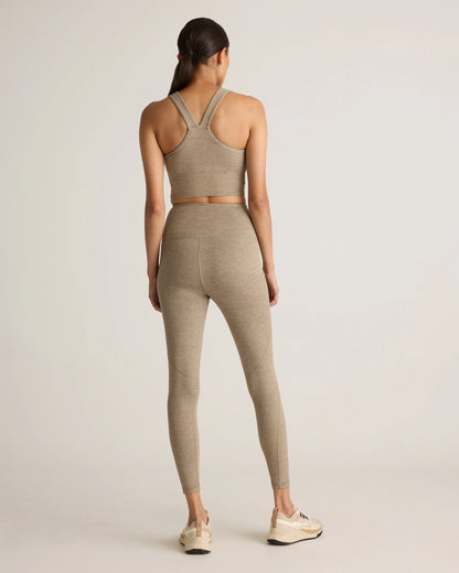 Ultra-Soft High-Rise Pocket Legging - XS / Heather Espresso