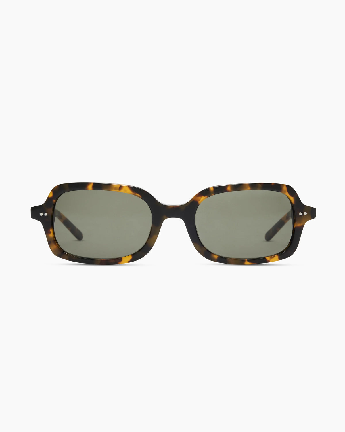 Santiago Polarized Acetate Sunglasses - One Size / Fawn Tortoise with Green lens