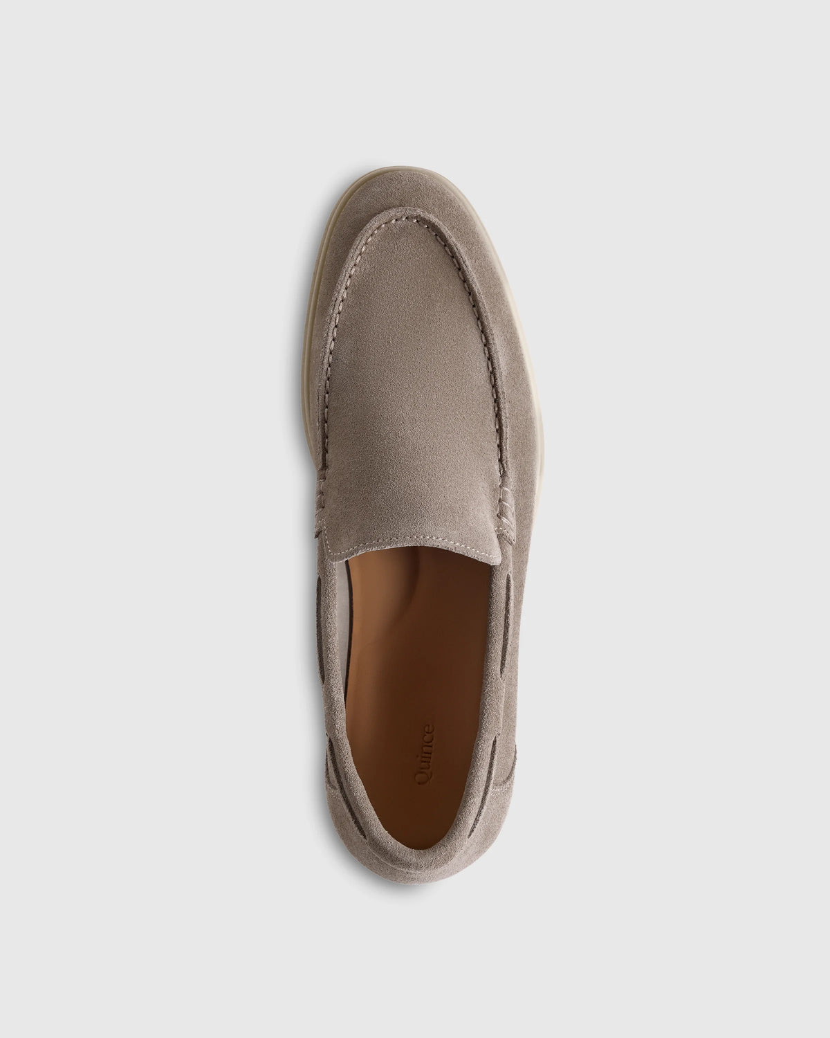 Soft Suede Mariner Loafer - 7 / Smoke