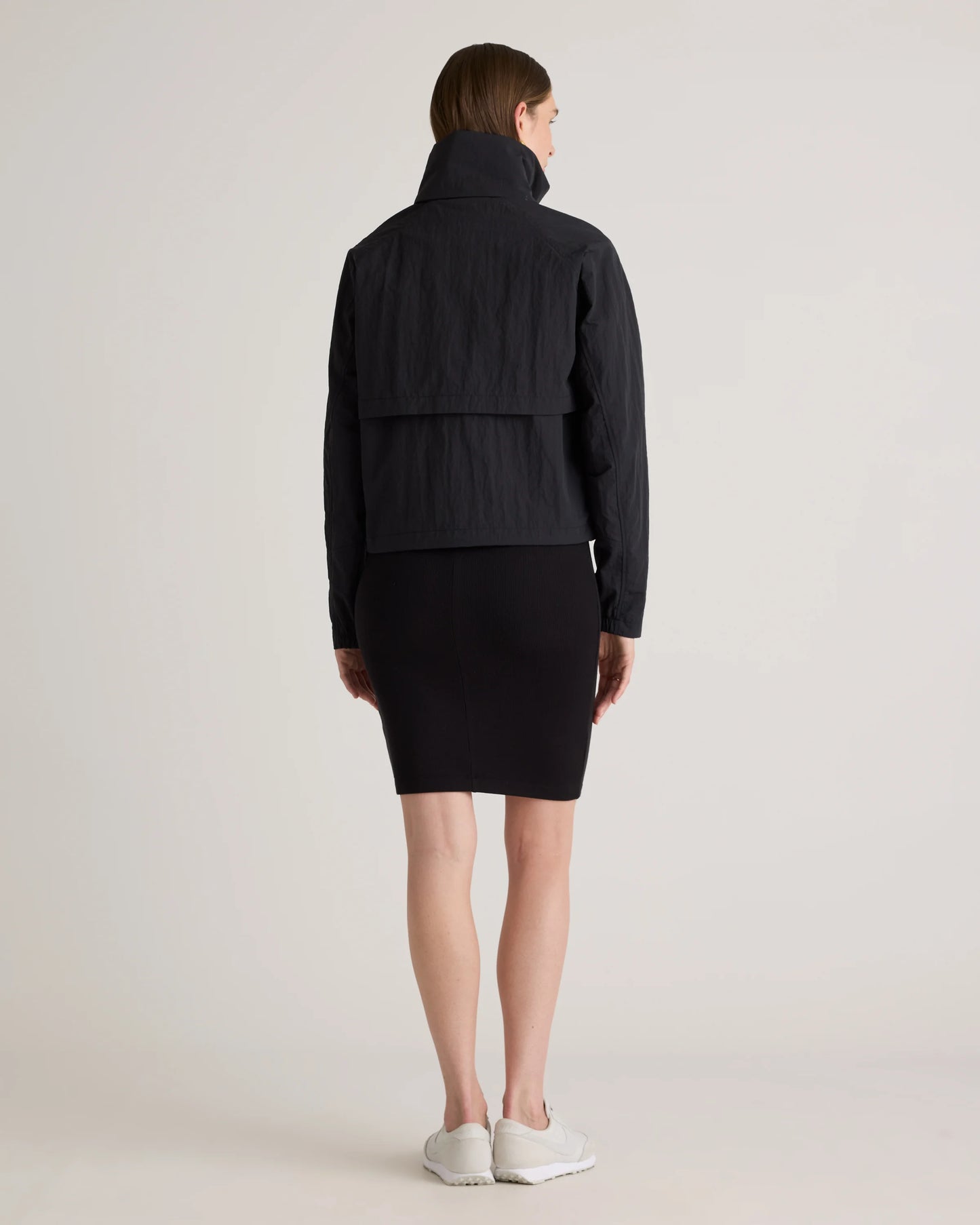 Water Repellent Windbreaker Jacket - XS / Praline