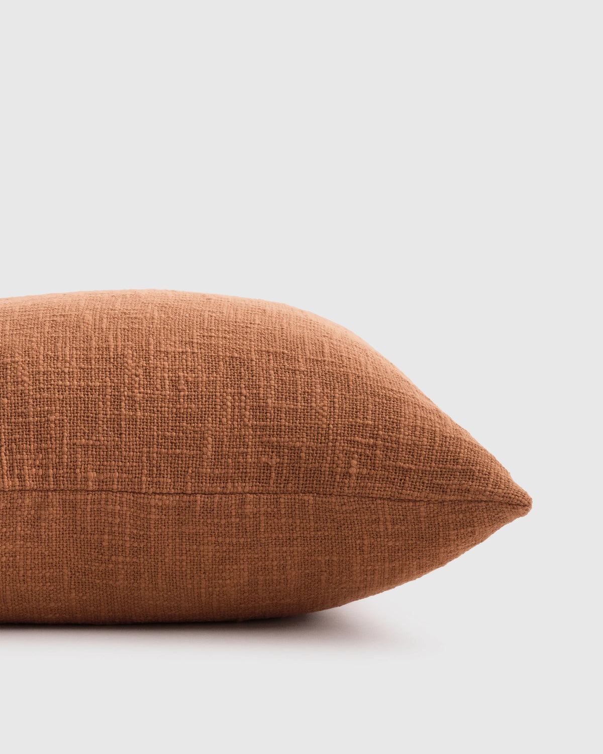 Cotton Slub Pillow Cover - 20x20 / Terracotta