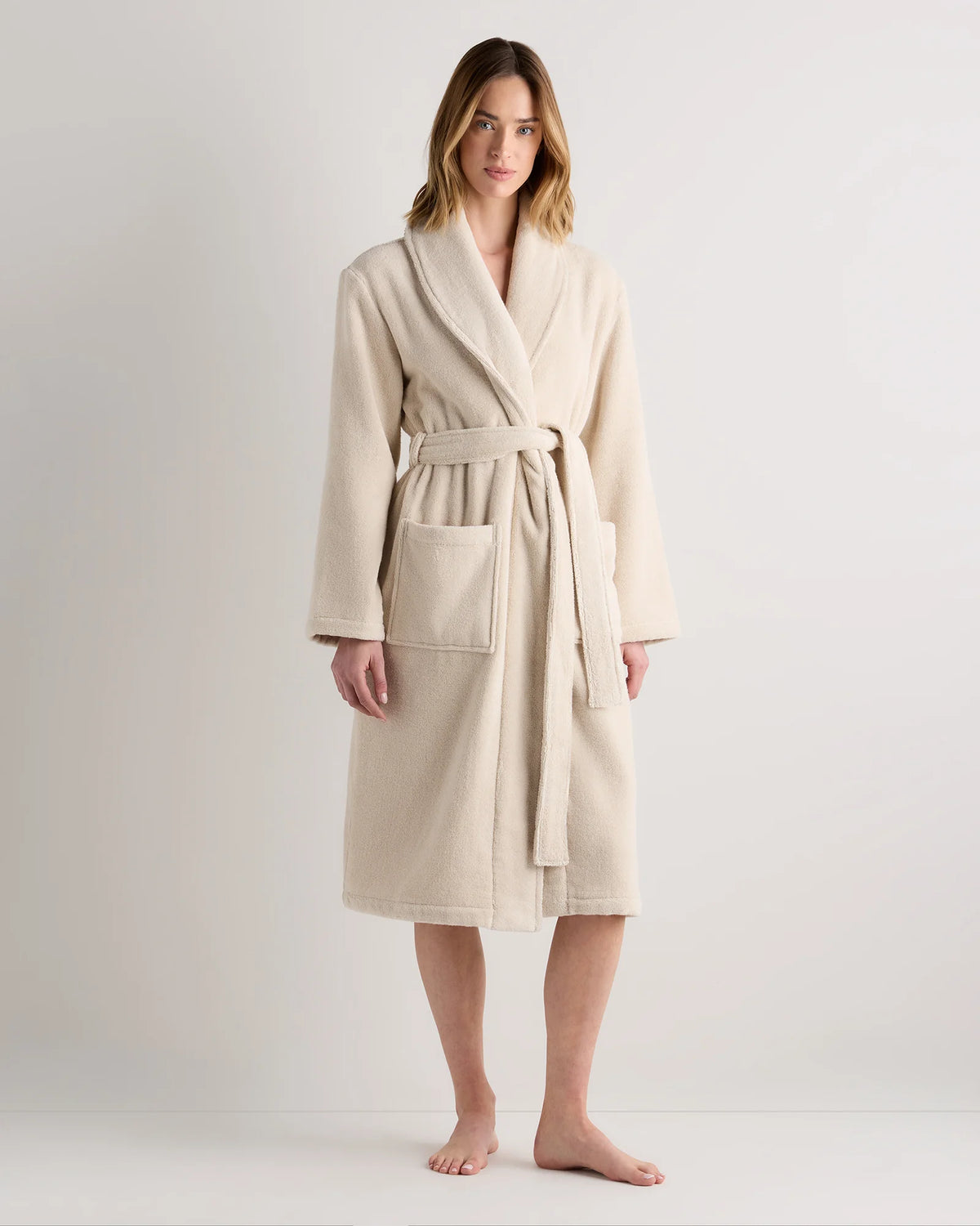 Turkish Cotton Terry Robe - XS / White