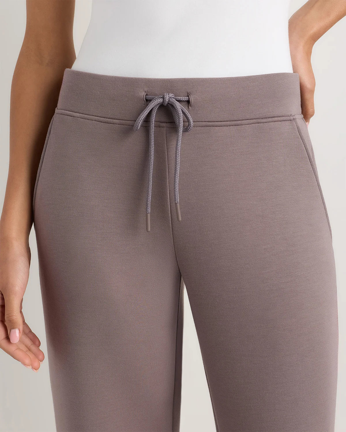 CloudComfort Wide Leg Pants - XS / Pebble Beige