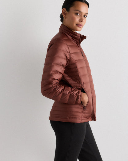 Lightweight Down Packable Puffer Jacket - XS / Black