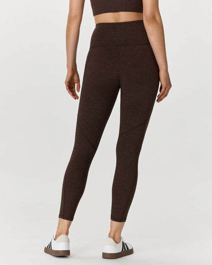 Ultra-Soft High-Rise Pocket Legging - XS / Heather Espresso