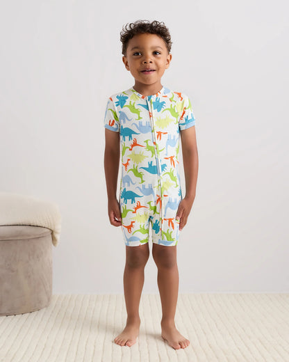 Bamboo Shortie Onesie Pajama - 2T / Sunshine