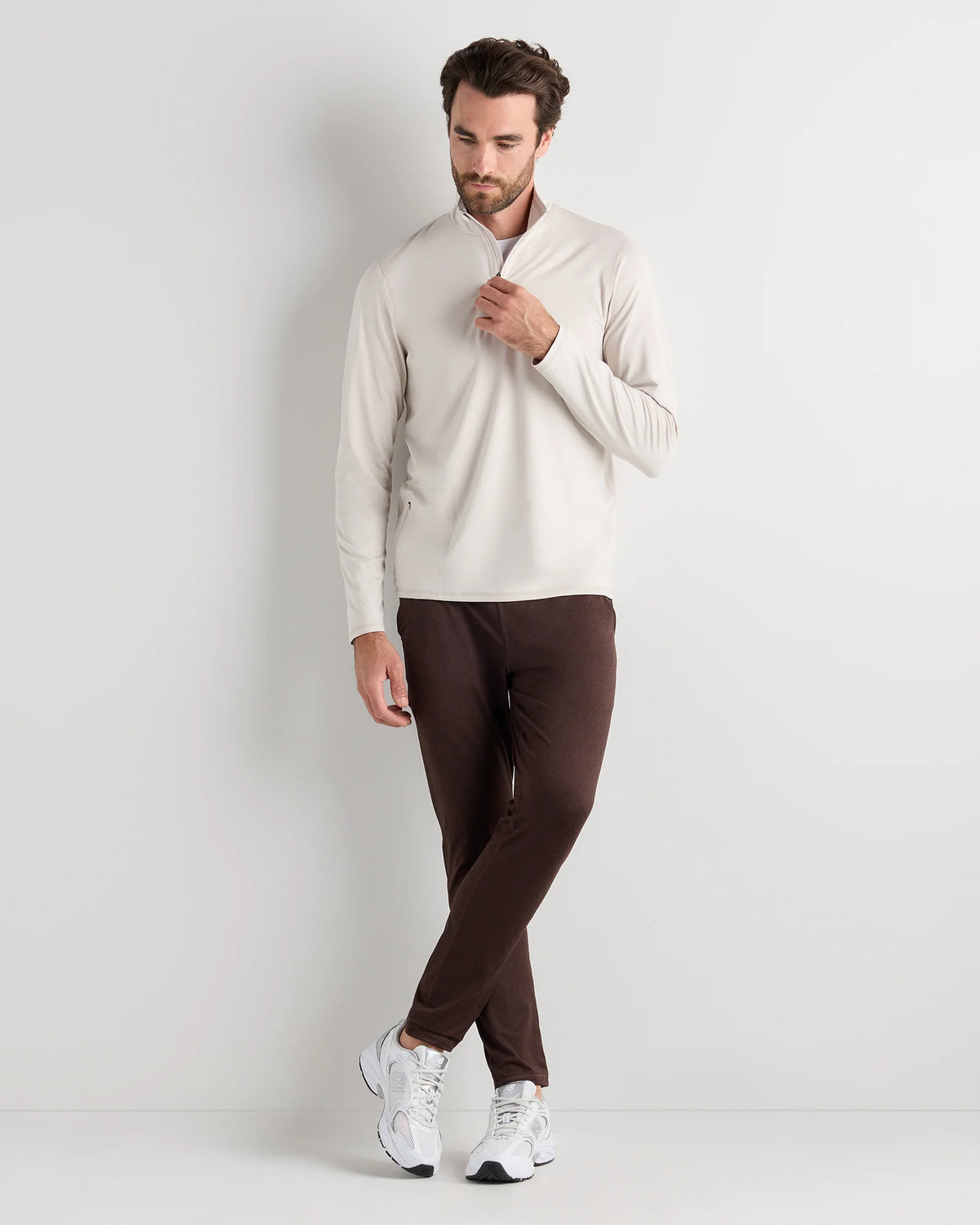 Flowknit Performance Half-Zip - XS / Heather Morel Grey