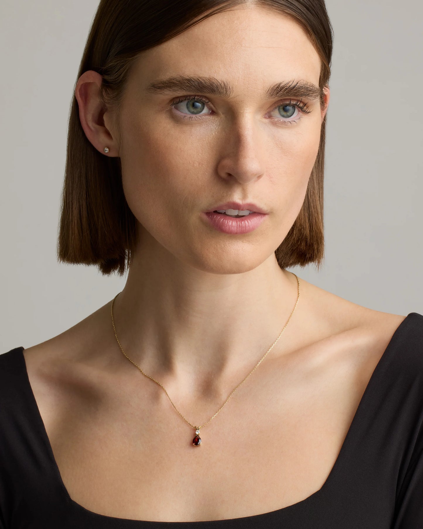 14K Gold Diamond & Semi-Precious Gemstone Drop Necklace - One Size / Yellow Gold