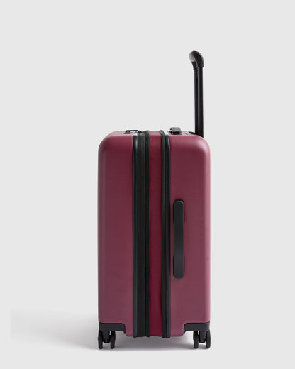 Expandable Carry-On Suitcase - One Size / Dark Green