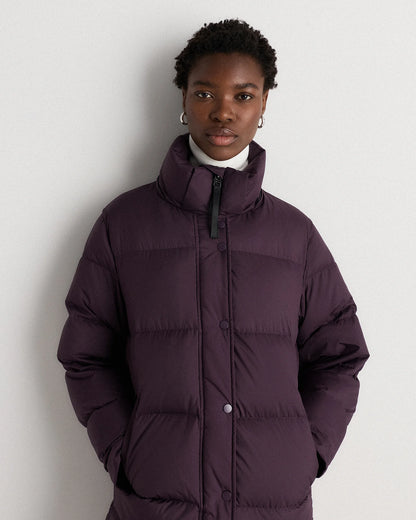 Responsible Down Long Puffer Jacket - XS / Black