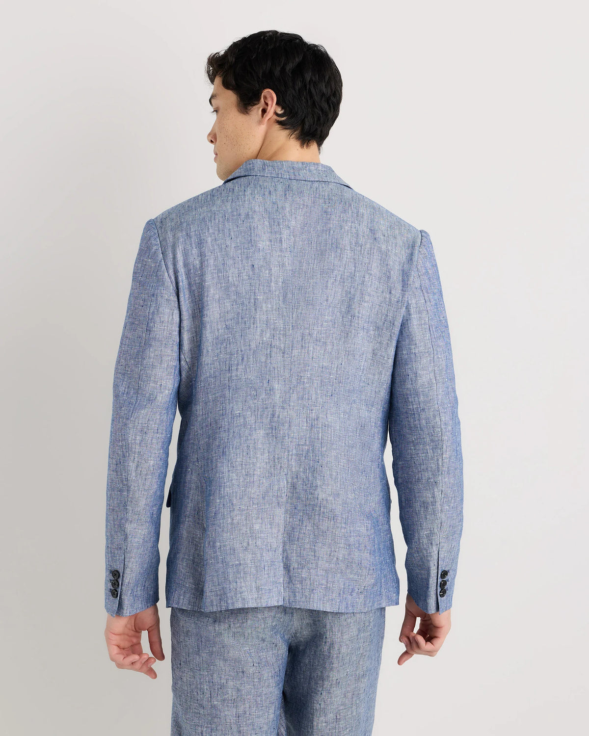 100% European Linen Blazer - XS / French Blue