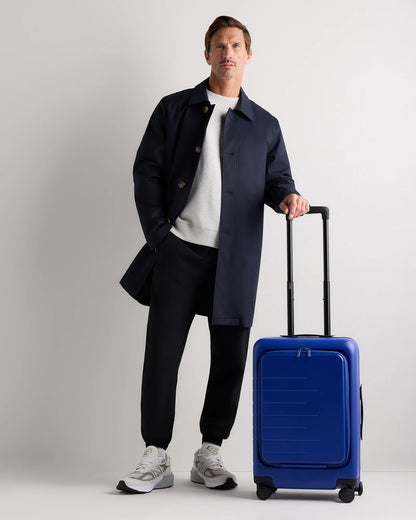 Front Pocket Carry-On Suitcase - One Size / Lavender
