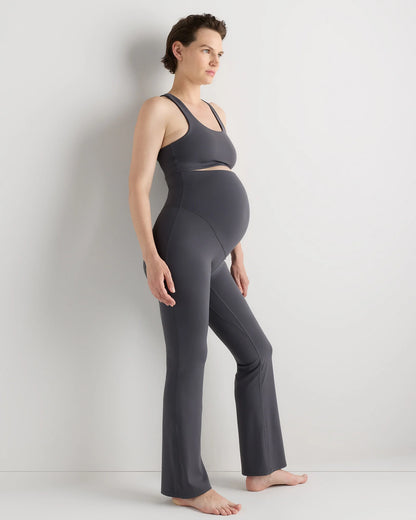 Ultra-Form Maternity Bootcut Pants - XS / Dark Coal