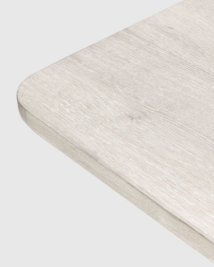 Rustic Oak Plinth Dining Table - 71" / Natural